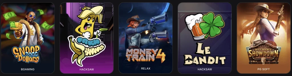 Слоты в казино 1win